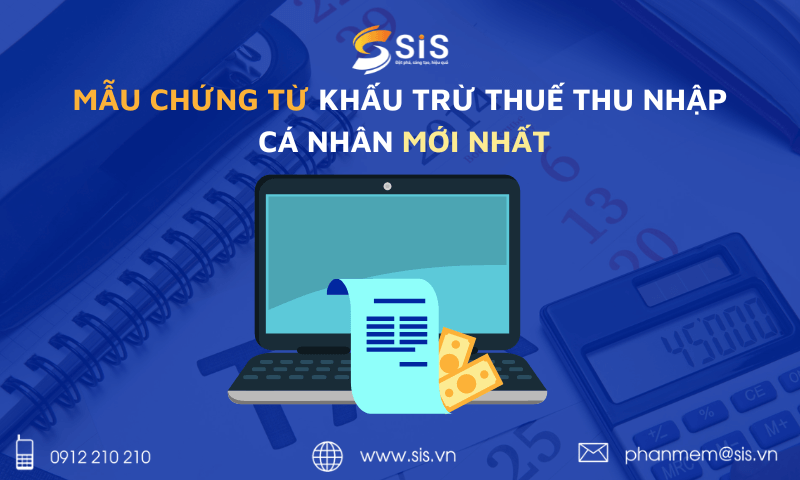 Mẫu Chứng từ khấu trừ thuế thu nhập cá nhân mới nhất